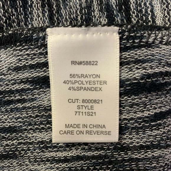 Max Studio Space Dye Open Front Hooded Cardigan - Picture 10 of 10